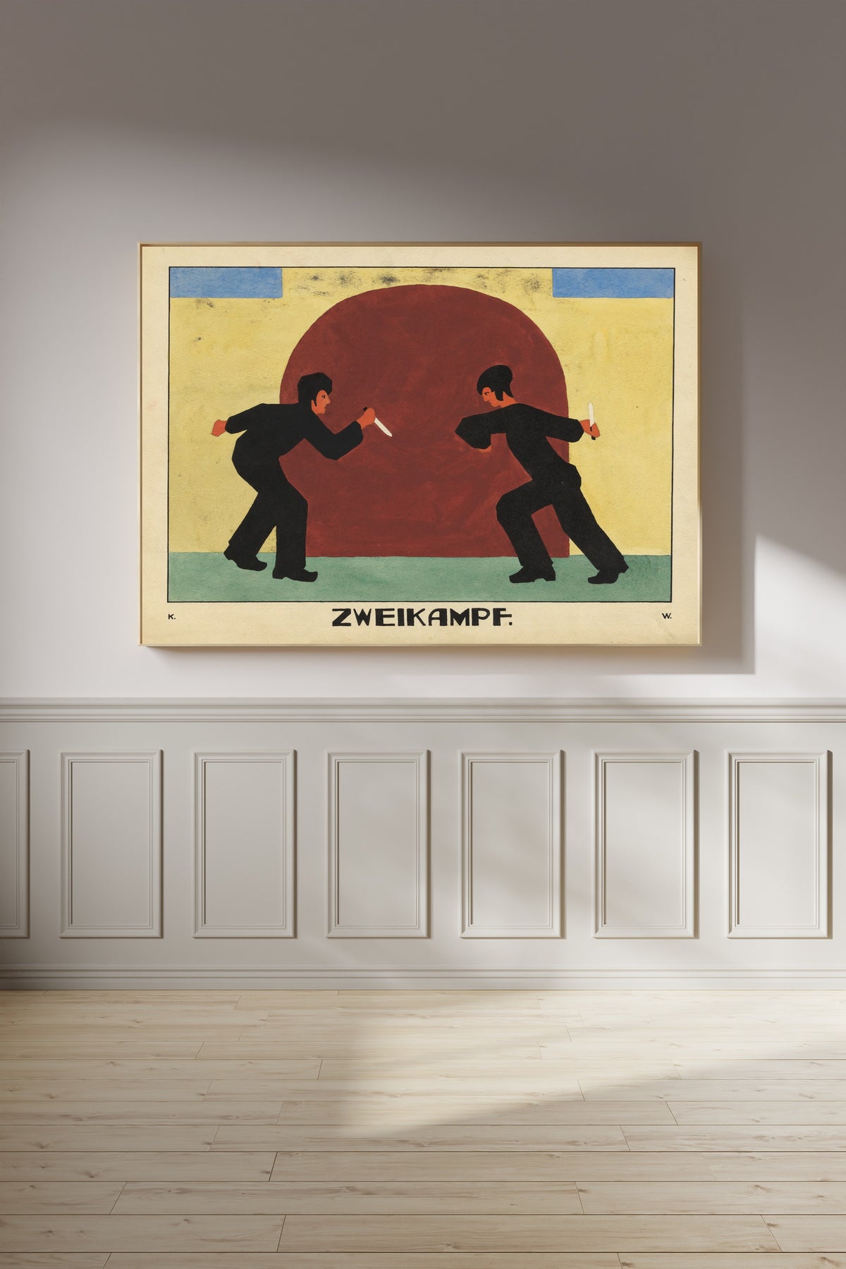Karl Wiener — Zweikampf (Duel) | Vintage Poster Print