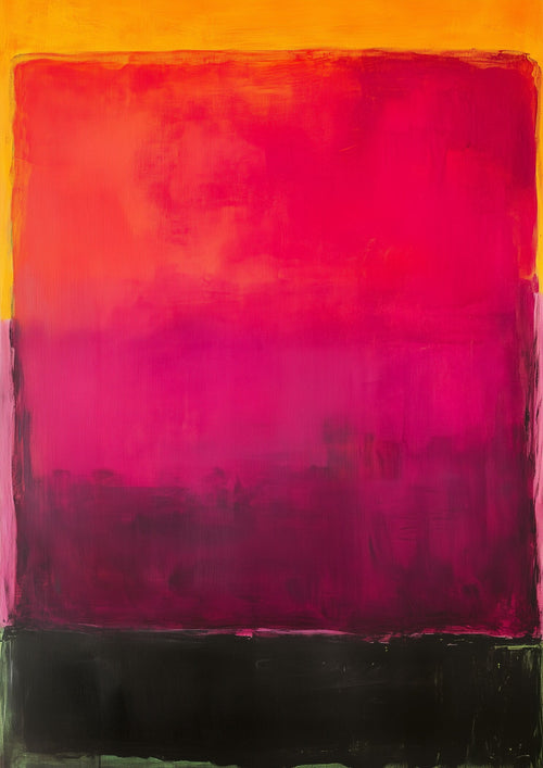 After Mark Rothko — Black and Purple (Colour Field) | Fine Art Print - 9ArtPrints