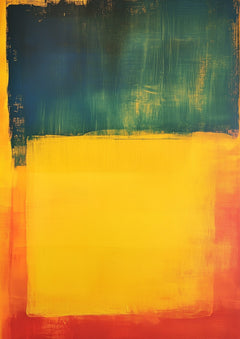 After Mark Rothko — Blue, Yellow and Red (Colour Field) | Fine Art Print