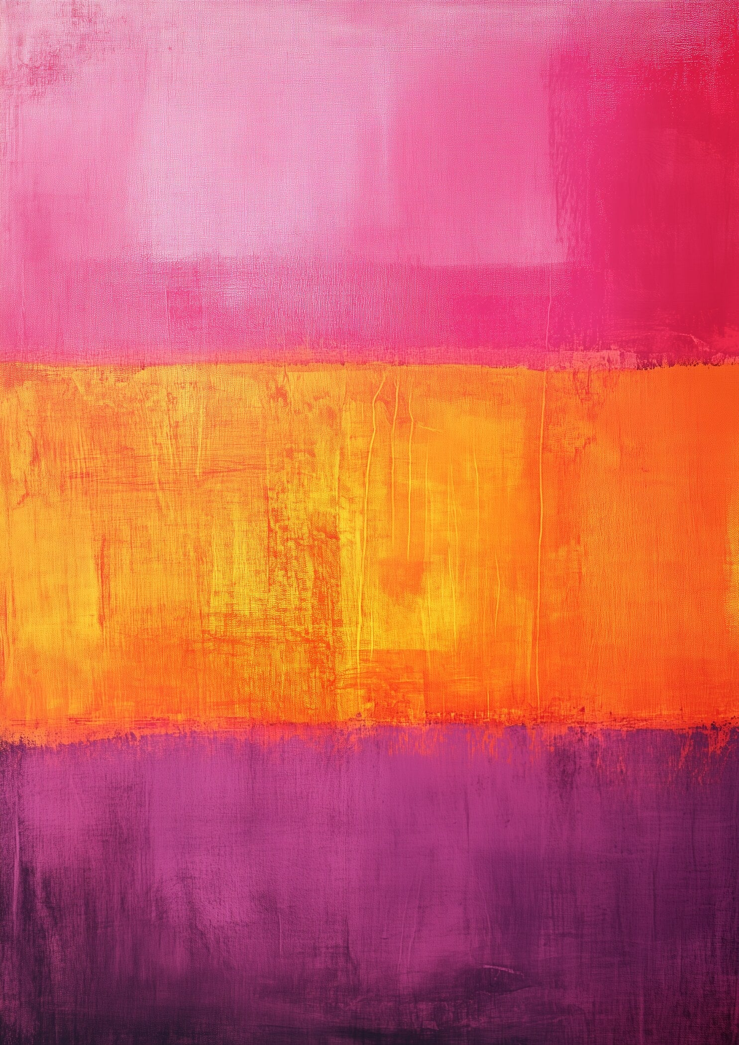 After Mark Rothko — Orange and Purple II (Colour Field) | Fine Art Print - 9ArtPrints