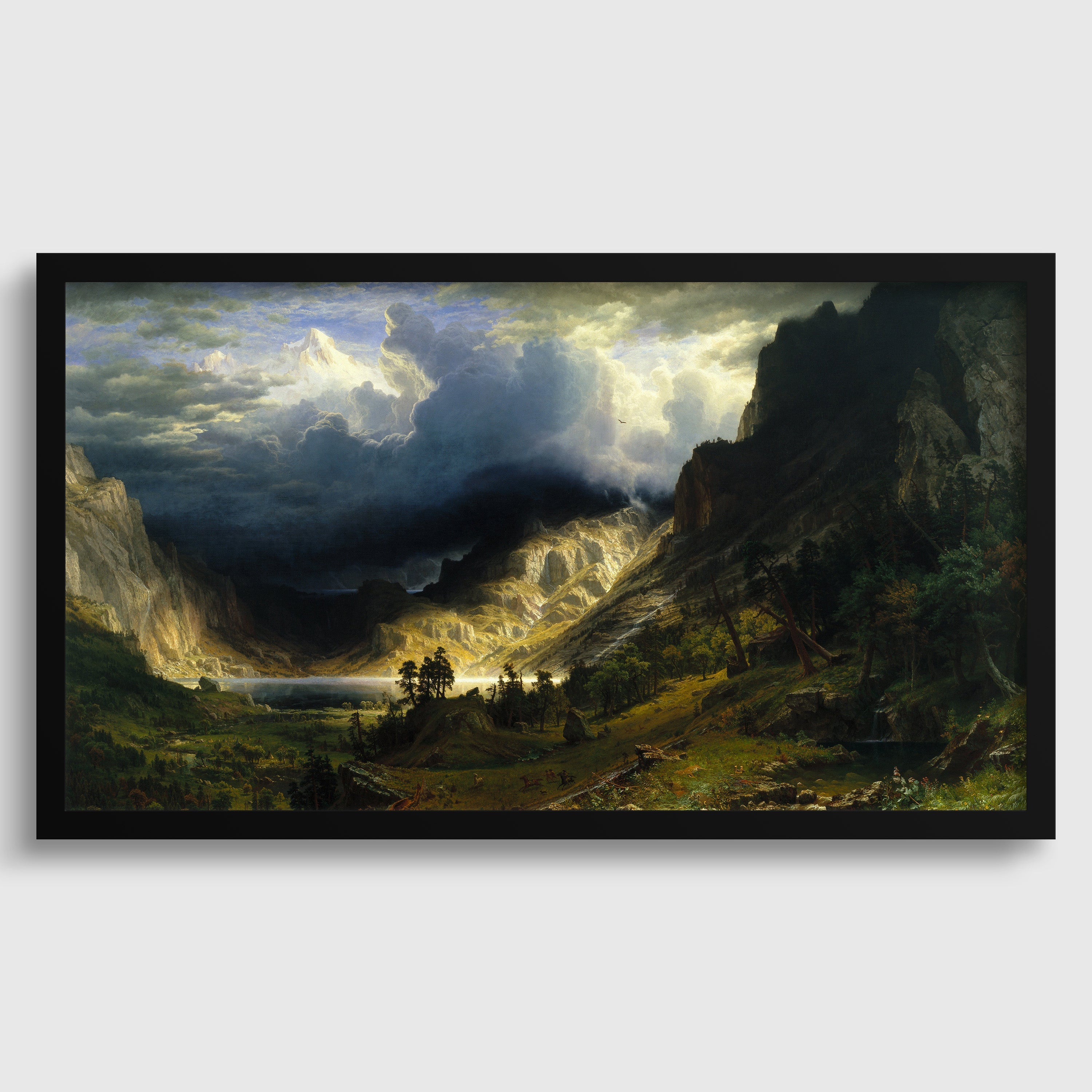Albert Bierstadt: A Storm in the Rocky Mountains - 9ArtPrints