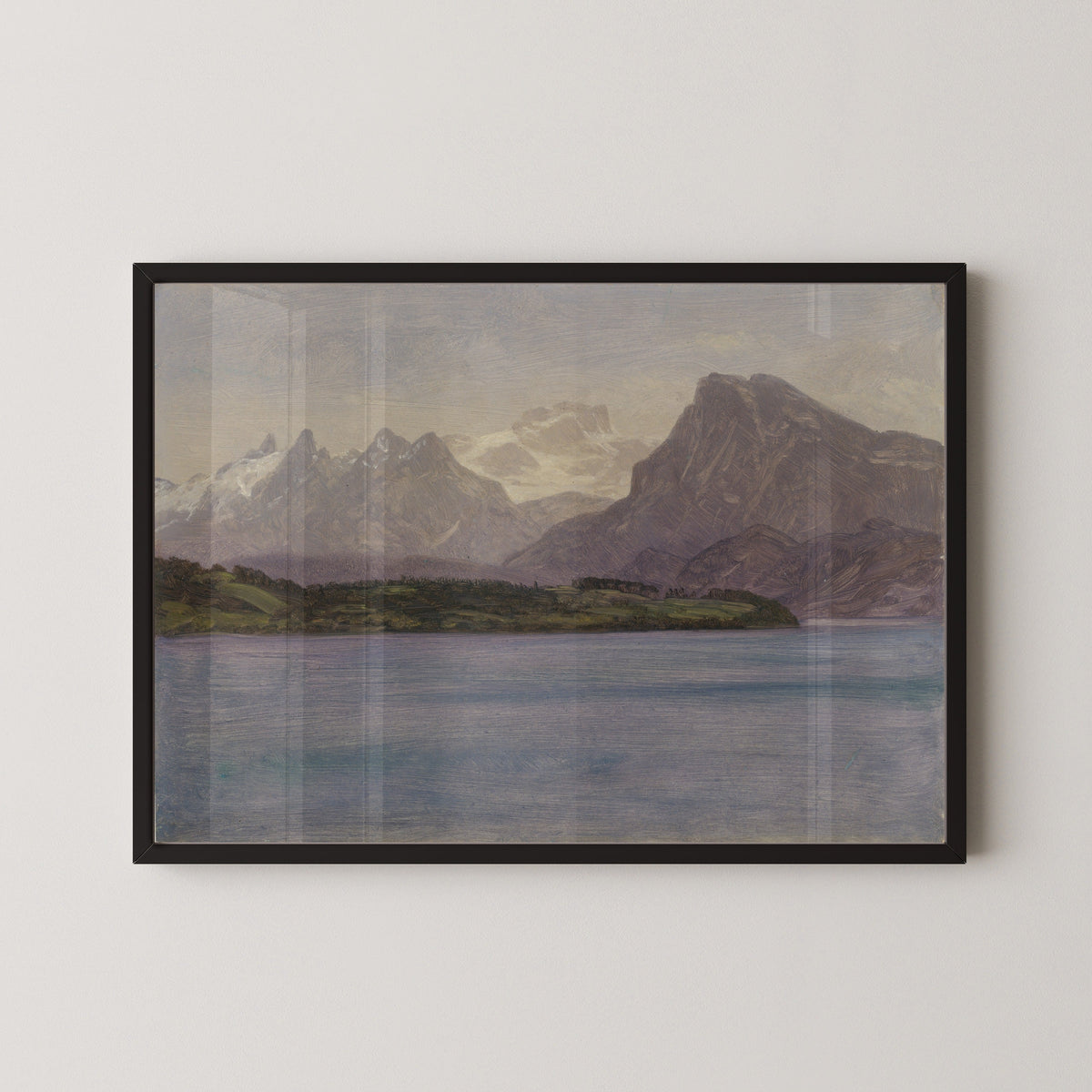 Albert Bierstadt — Alaskan Coast Range | Landscape Fine Art Print - 9ArtPrints