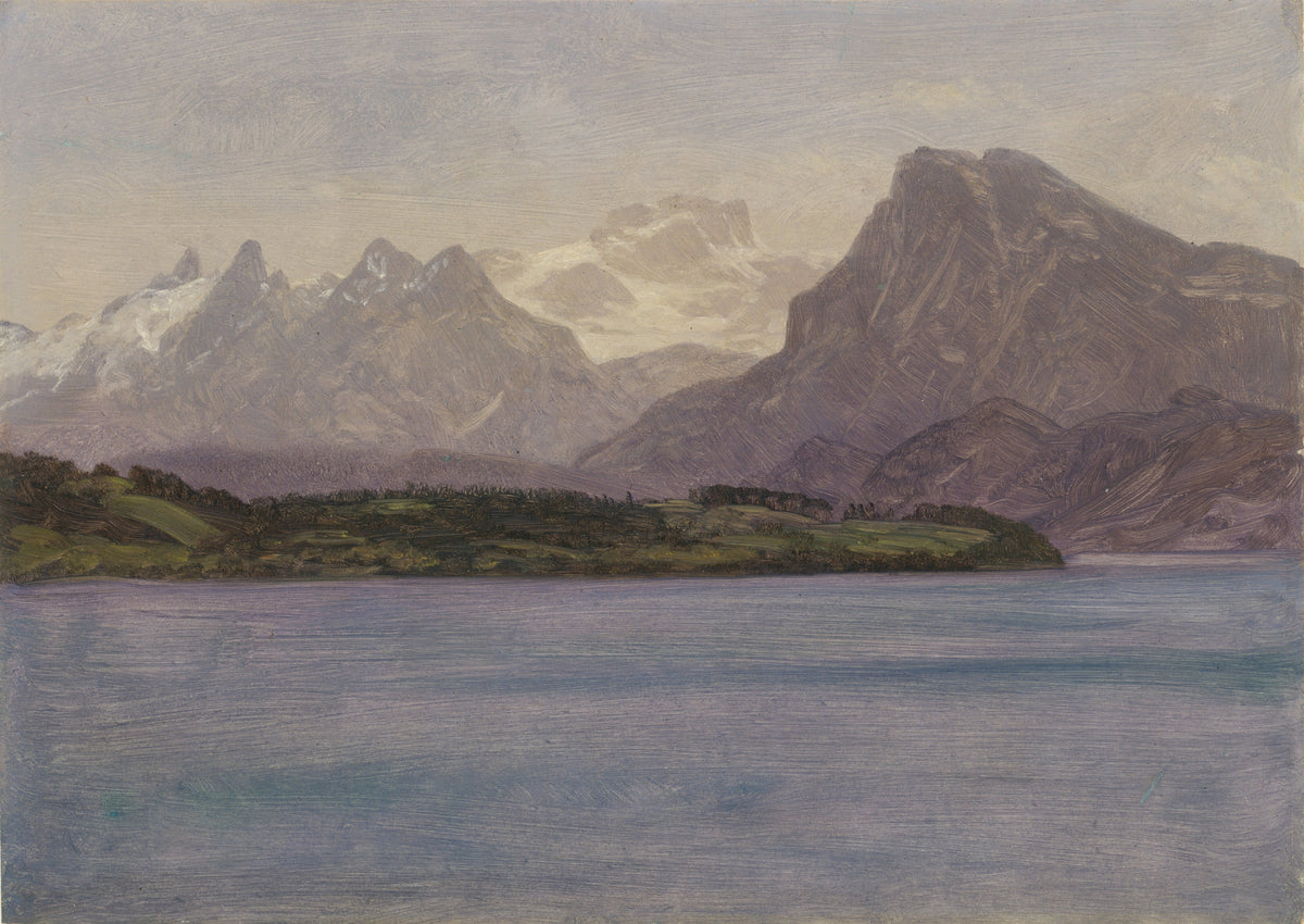 Albert Bierstadt — Alaskan Coast Range | Landscape Fine Art Print - 9ArtPrints