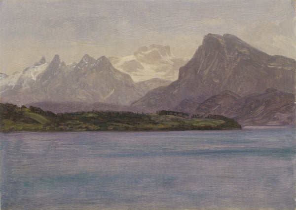 Albert Bierstadt — Alaskan Coast Range | Landscape Fine Art Print