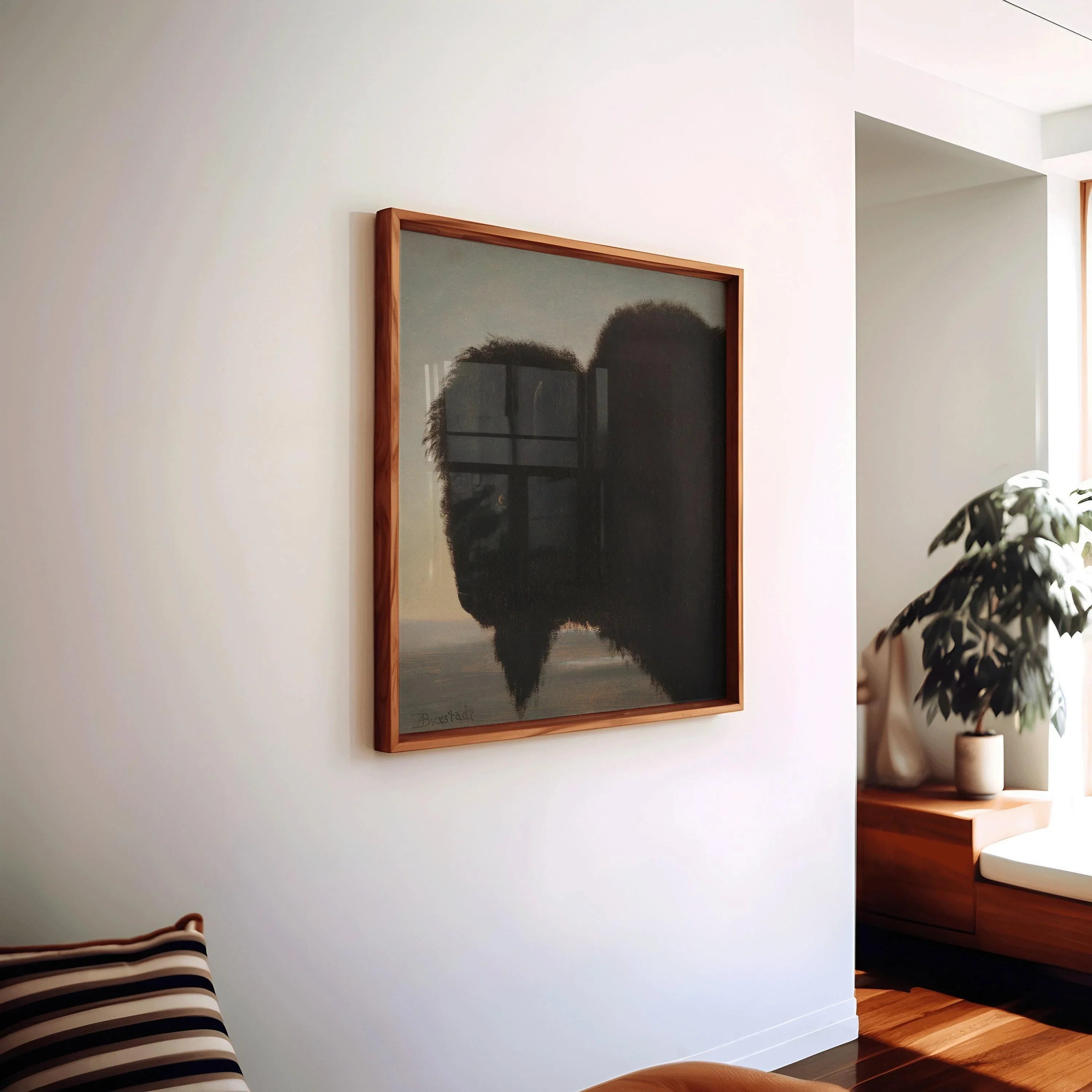 Albert Bierstadt - Buffalo | Famous Vintage Painting (available handframed or unframed) 1x1 - 9ArtPrints