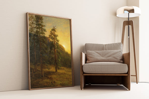Albert Bierstadt — California Redwoods | Landscape Fine Art Print