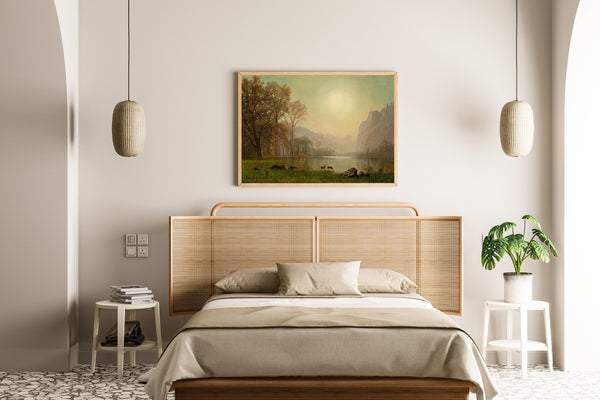 Albert Bierstadt — Dawn in the Rockies | Landscape Fine Art Print