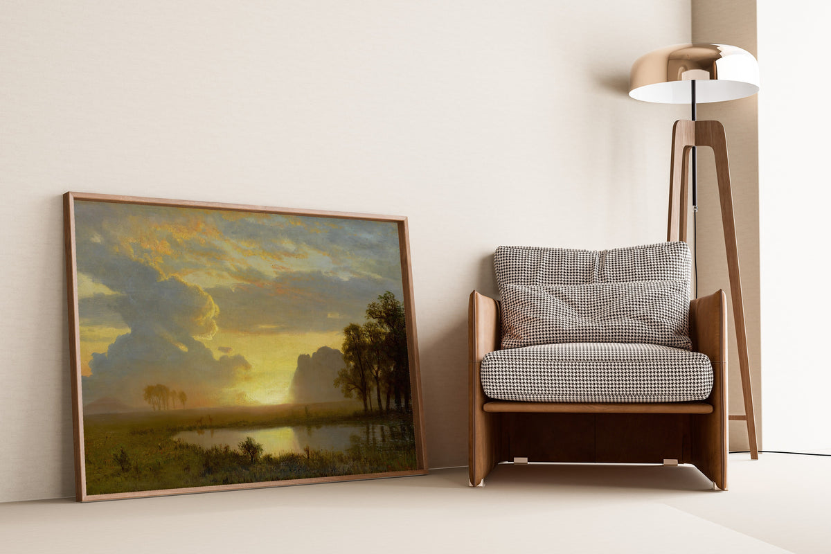 Albert Bierstadt — Estes Park, Colorado | Landscape Fine Art Print - 9ArtPrints