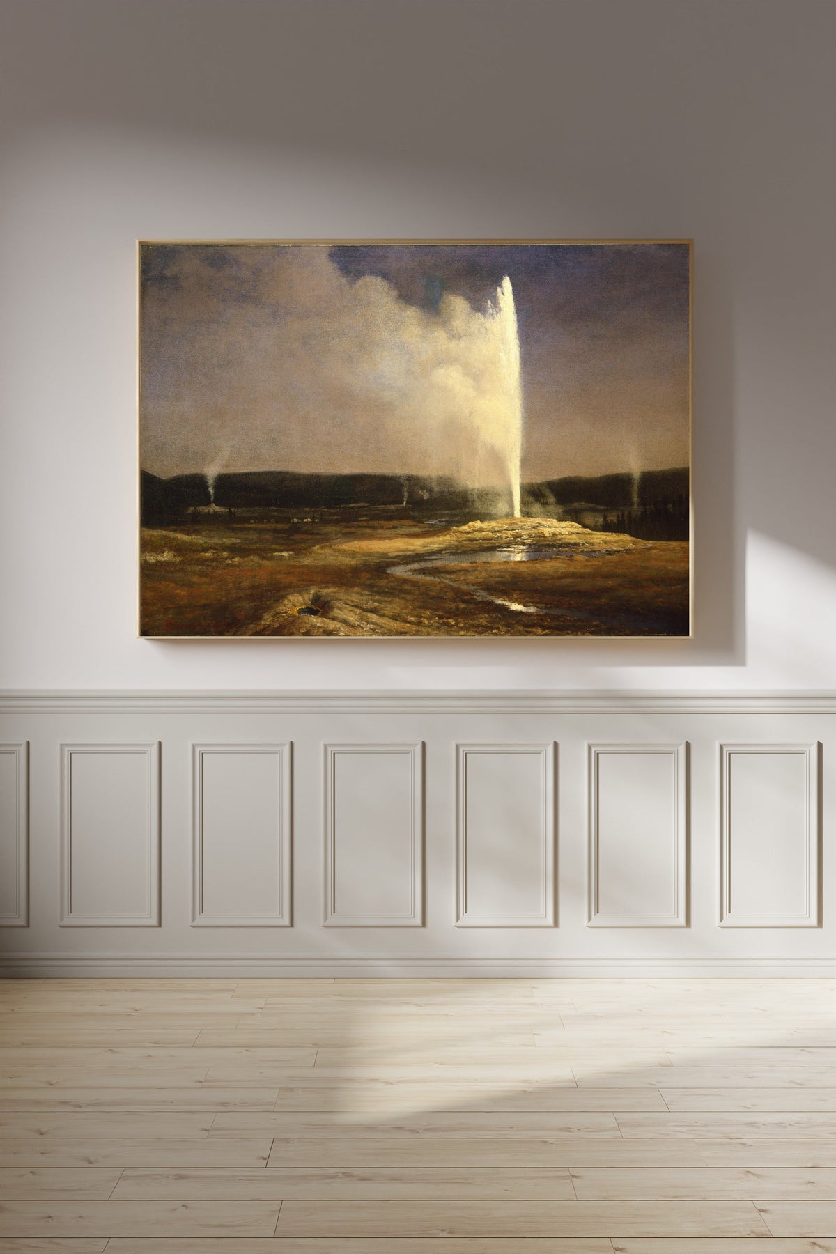 Albert Bierstadt — Geysers | Landscape Fine Art Print - 9ArtPrints