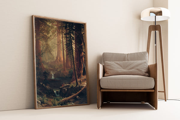 Albert Bierstadt — Giant Redwood Trees of California | Landscape Fine Art Print