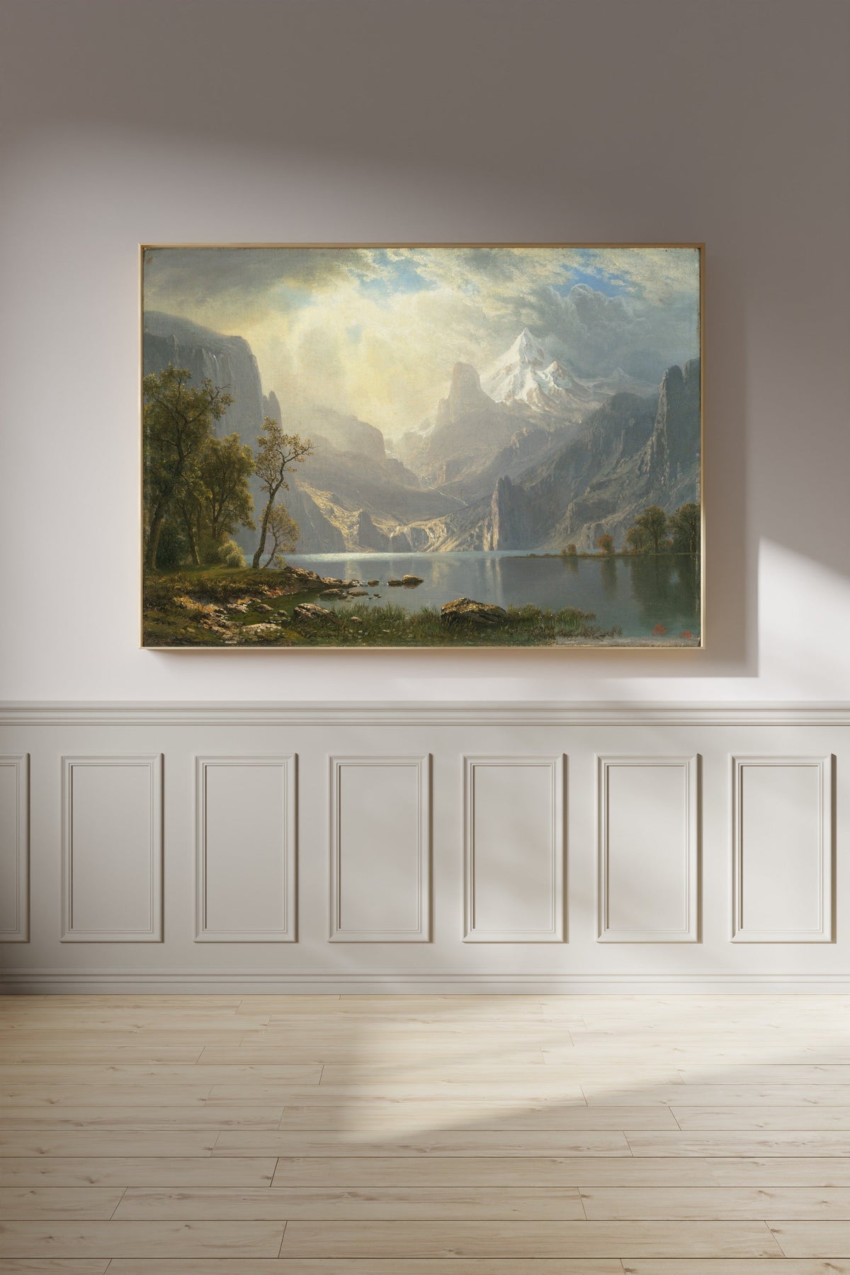 Albert Bierstadt — In the Sierras | Landscape Fine Art Print - 9ArtPrints