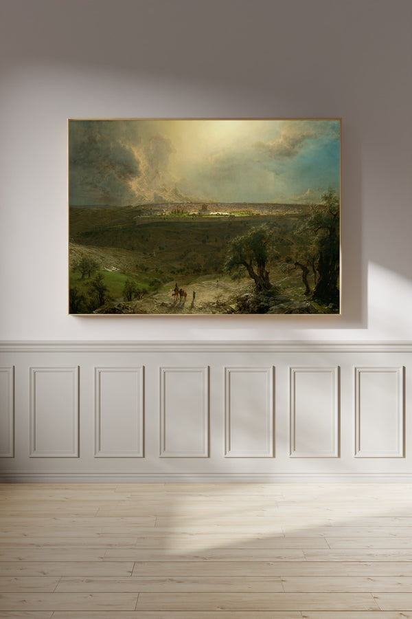 Albert Bierstadt — Jerusalem from the Mount of Olives | Landscape Fine Art Print