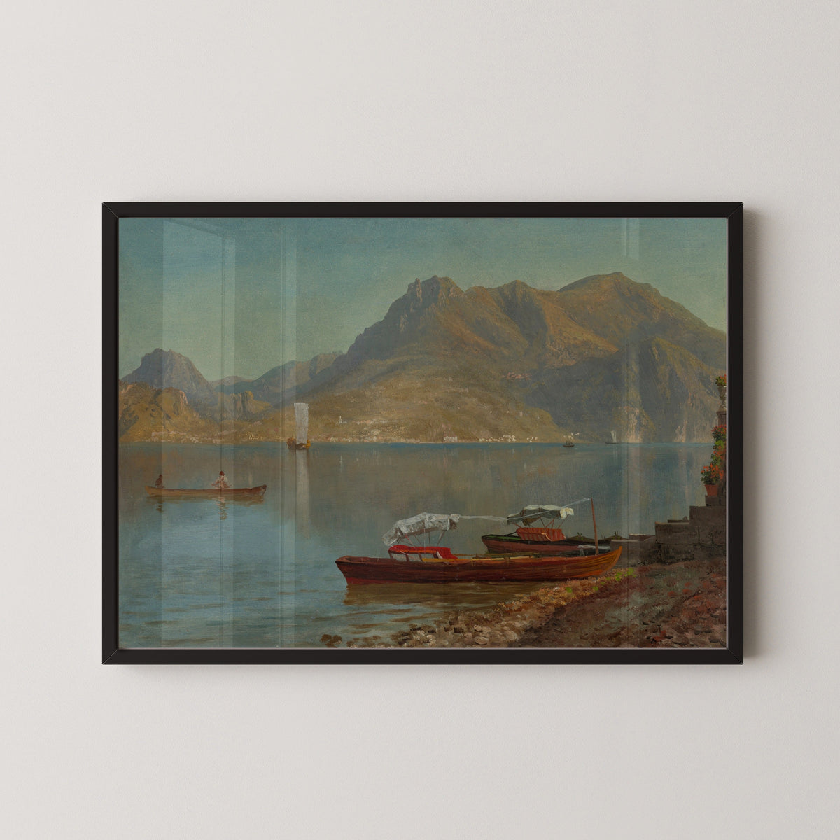 Albert Bierstadt — Lake Como | Landscape Fine Art Print - 9ArtPrints