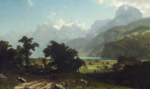 Albert Bierstadt — Lake Lucerne | Landscape Fine Art Print