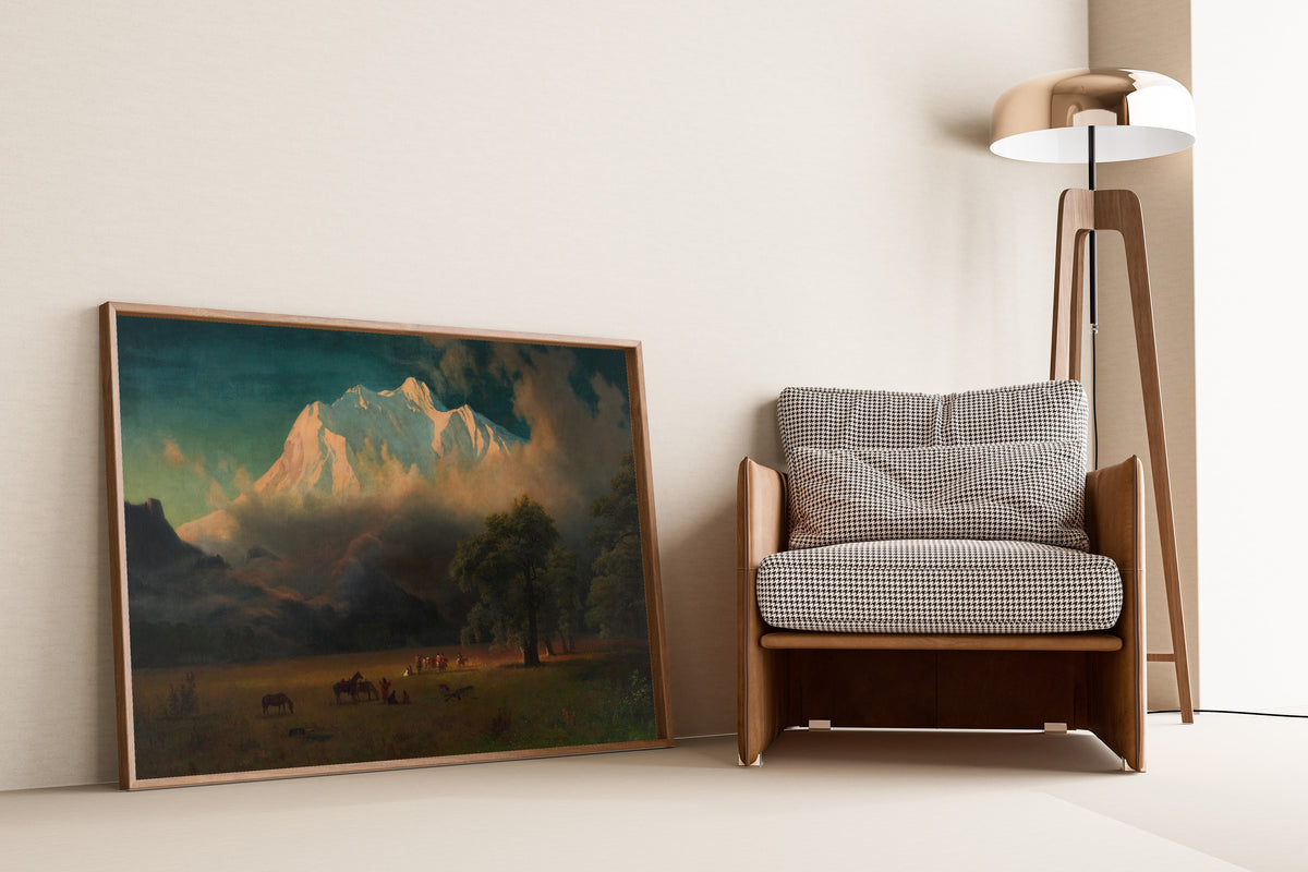 Albert Bierstadt — Mount Adams, Washington | Landscape Fine Art Print - 9ArtPrints