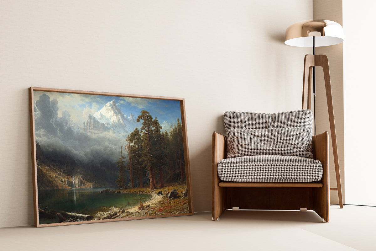 Albert Bierstadt — Mount Corcoran | Landscape Fine Art Print - 9ArtPrints