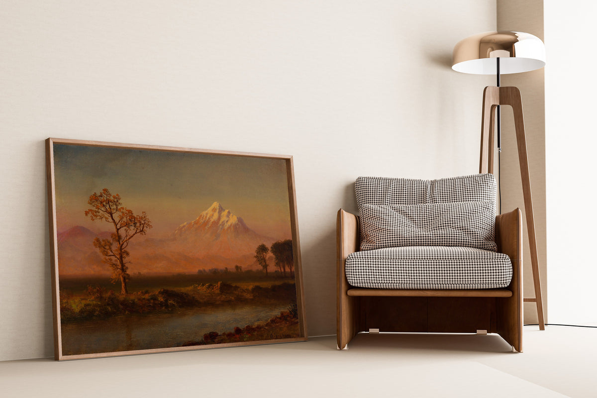 Albert Bierstadt — Mount Hood | Landscape Fine Art Print - 9ArtPrints