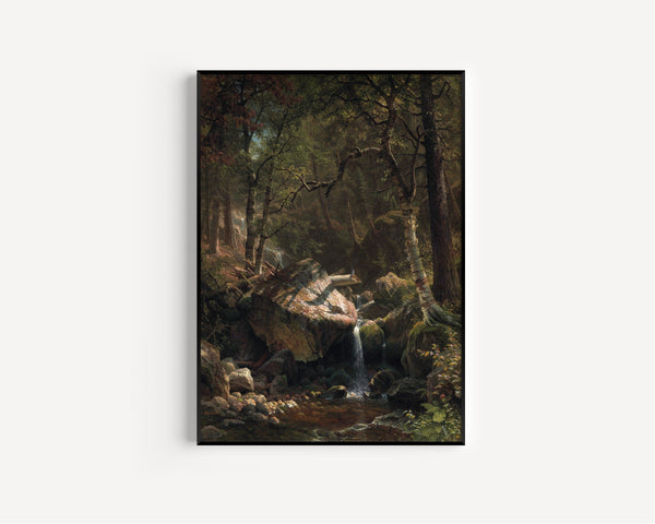 Albert Bierstadt — Mountain Brook | Landscape Fine Art Print