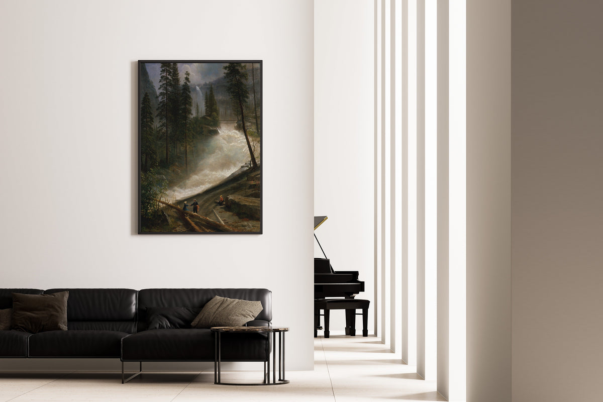 Albert Bierstadt — Nevada Falls, Yosemite | Landscape Fine Art Print - 9ArtPrints
