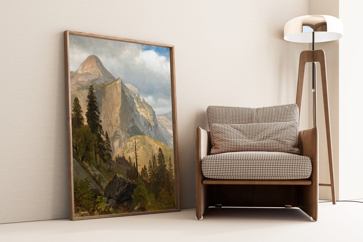 Albert Bierstadt — North Dome, Yosemite Valley | Landscape Fine Art Print - 9ArtPrints