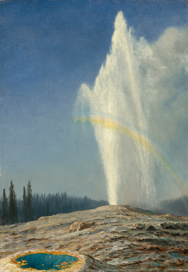 Albert Bierstadt — Old Faithful | Landscape Fine Art Print
