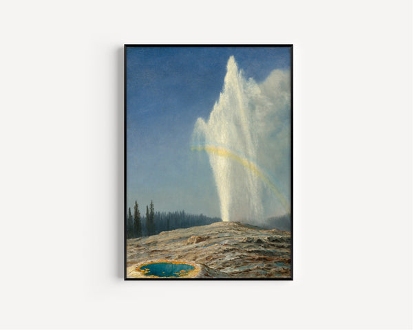 Albert Bierstadt — Old Faithful | Landscape Fine Art Print