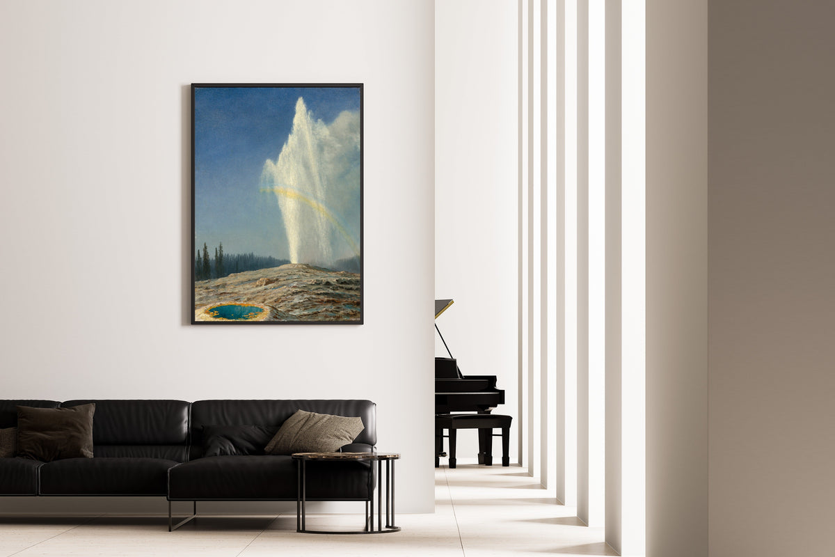 Albert Bierstadt — Old Faithful | Landscape Fine Art Print - 9ArtPrints