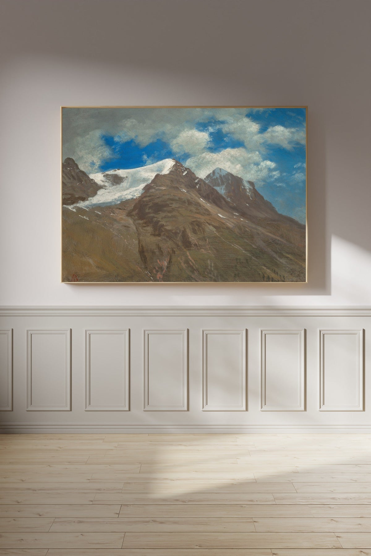 Albert Bierstadt — Peaks in the Rockies | Landscape Fine Art Print - 9ArtPrints