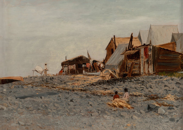 Albert Bierstadt — Salmon Fishery Village | Landscape Fine Art Print