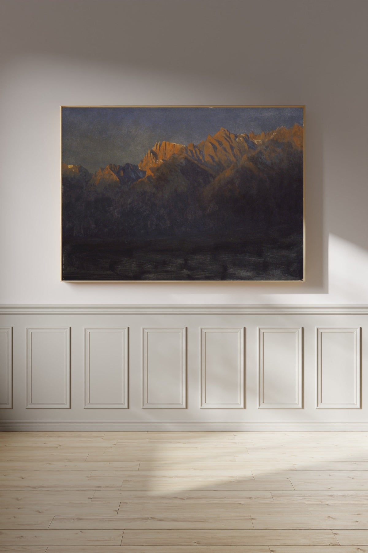 Albert Bierstadt — Sunrise in the Sierras | Landscape Fine Art Print - 9ArtPrints