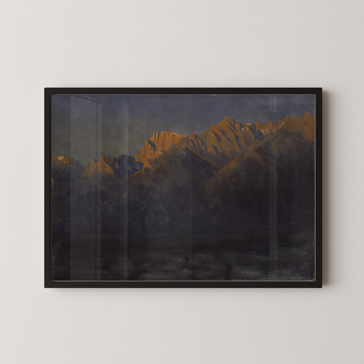 Albert Bierstadt — Sunrise in the Sierras | Landscape Fine Art Print - 9ArtPrints