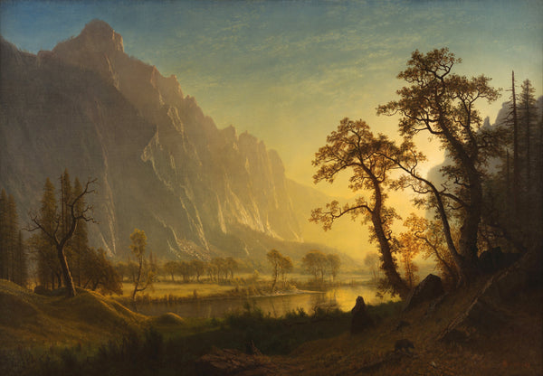 Albert Bierstadt — Sunrise, Yosemite Valley | Landscape Fine Art Print