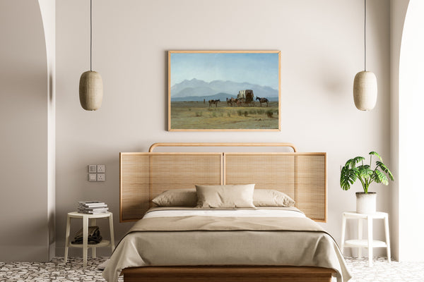 Albert Bierstadt — Surveyor's Wagon in the Rockies | Landscape Fine Art Print