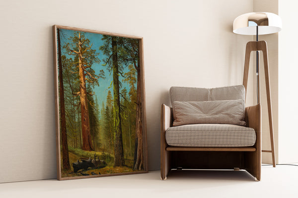 Albert Bierstadt — The Grizzly Giant Sequoia, Mariposa Grove, California | Landscape Fine Art Print