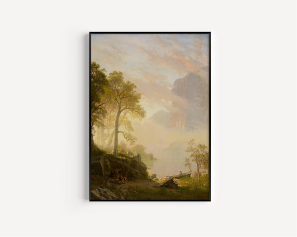 Albert Bierstadt — The Merced River in Yosemite | Landscape Fine Art Print