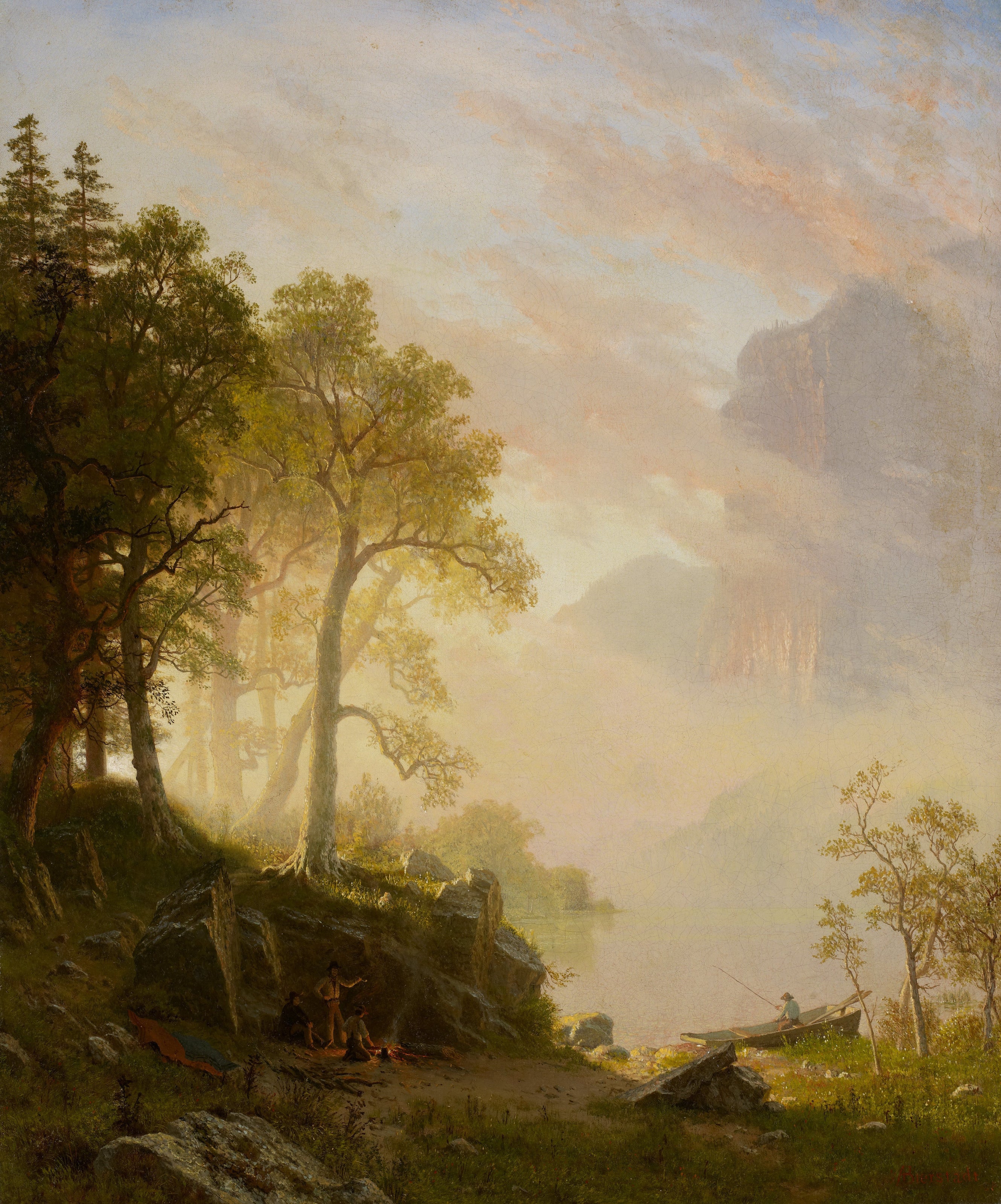 Albert Bierstadt — The Merced River in Yosemite | Landscape Fine Art Print - 9ArtPrints