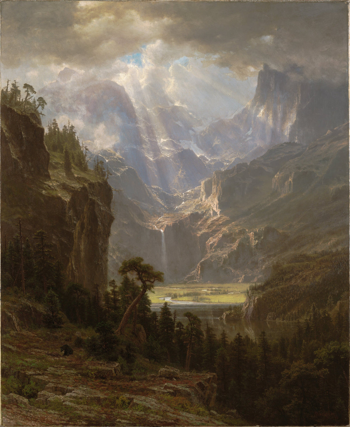 Albert Bierstadt — The Rocky Mountains, Lander's Peak (Alternate Version) | Landscape Fine Art Print