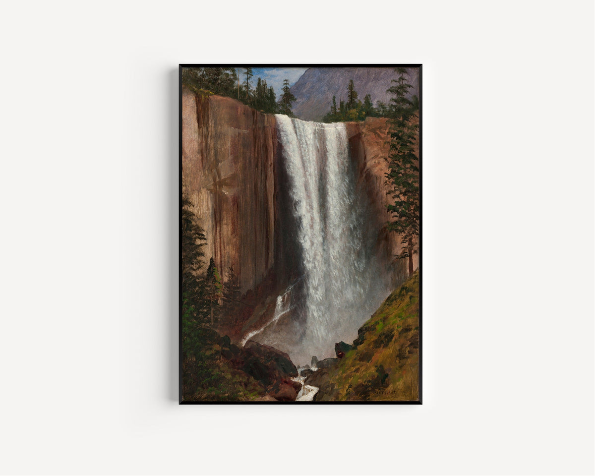 Albert Bierstadt — Vernal Fall | Landscape Fine Art Print - 9ArtPrints