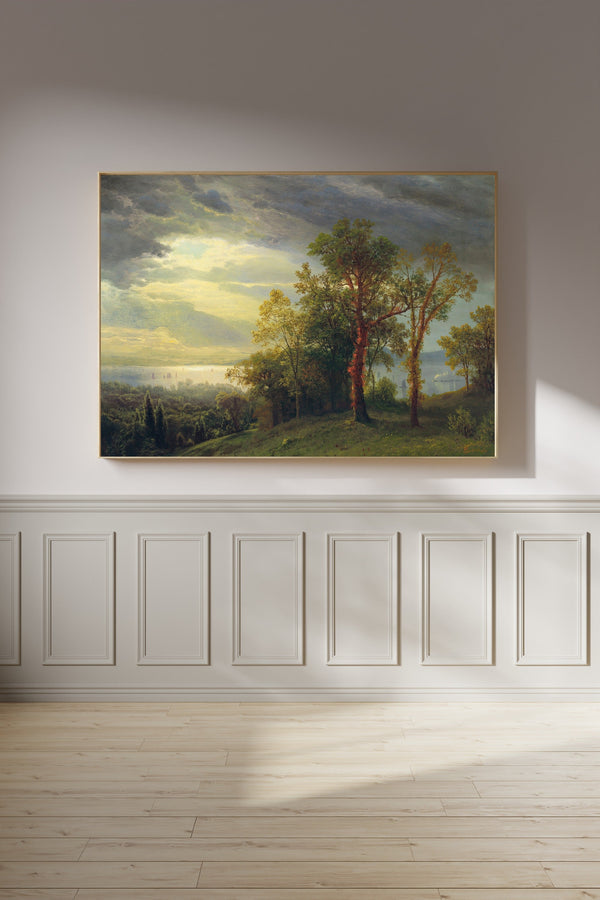 Albert Bierstadt — View on the Hudson | Landscape Fine Art Print