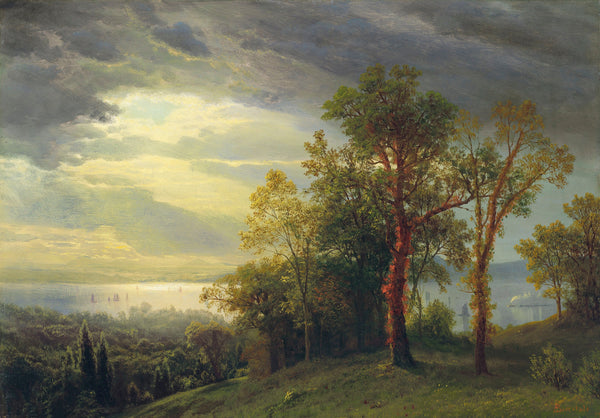 Albert Bierstadt — View on the Hudson | Landscape Fine Art Print