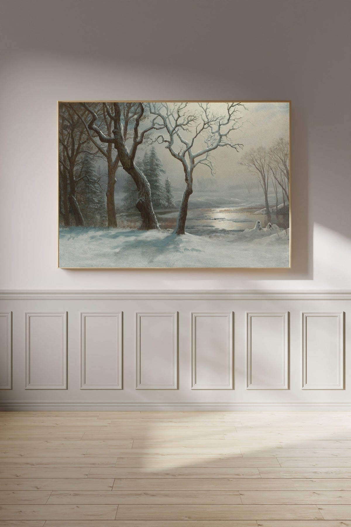 Albert Bierstadt — Winter in Yosemite | Landscape Fine Art Print - 9ArtPrints
