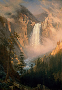 Albert Bierstadt — Yellowstone Falls | Landscape Fine Art Print