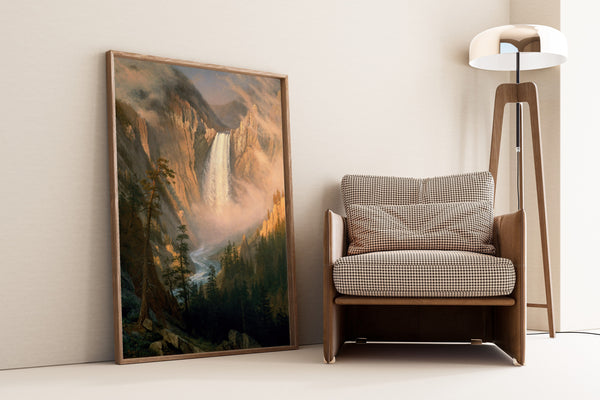 Albert Bierstadt — Yellowstone Falls | Landscape Fine Art Print