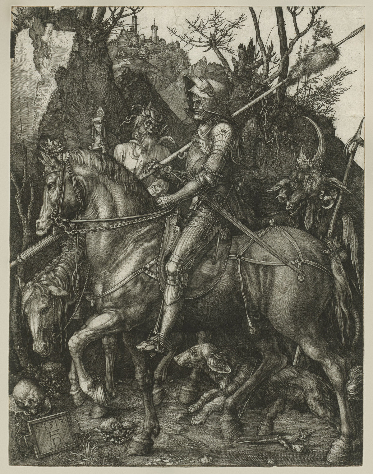 Albrecht Dürer — Knight, Death, and the Devil | Engraving Print