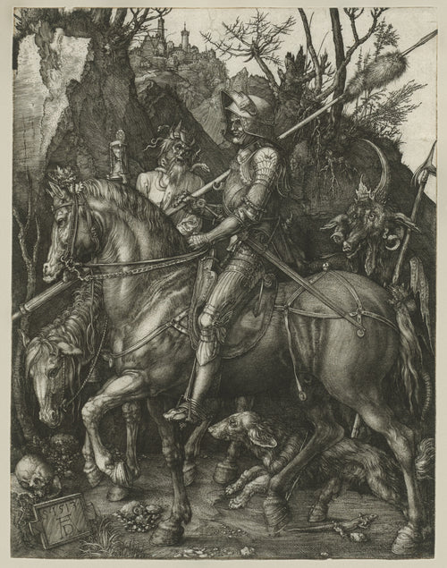 Albrecht Dürer — Knight, Death, and the Devil | Engraving Print