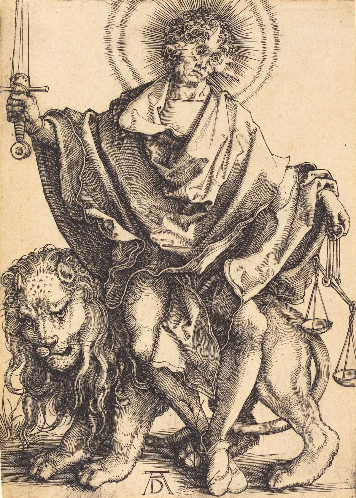 Albrecht Dürer — Sol Iustitiae (Sun of Righteousness) | Engraving Print