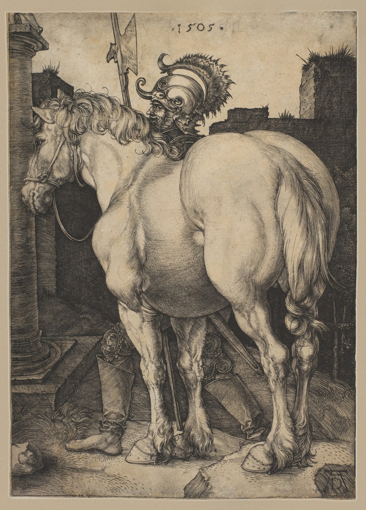 Albrecht Dürer — The Great Horse | Engraving Print