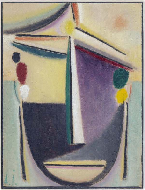 Alexej von Jawlensky — Abstract Head, Black-Yellow-Purple | Expressionist Fine Art Print