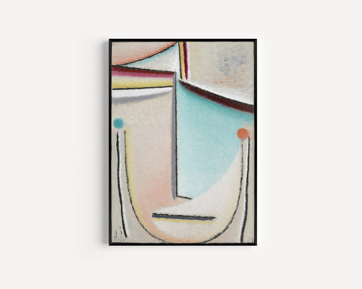 Alexej von Jawlensky — Abstract Head, Pink-Light Blue | Expressionist Fine Art Print