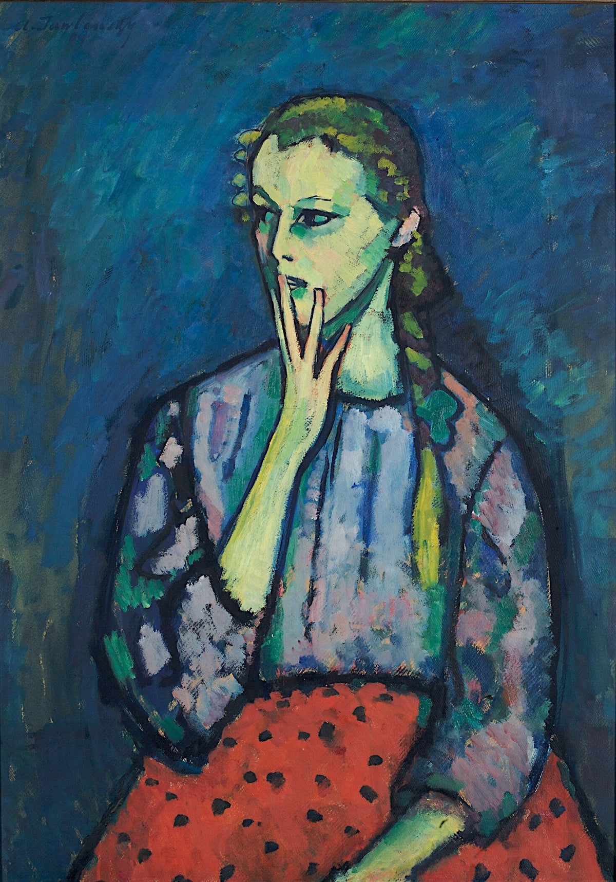 Alexej von Jawlensky — Portrait of a Girl | Fine Art Print - 9ArtPrints